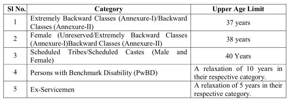 JPSc age relaxation 