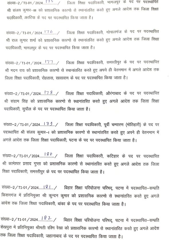 केके पाठक के साथ स्कूल टाइमिंग को लेकर चल रहे विवाद के बीच बिहार में 17 DEO का तबादला 4 3 8