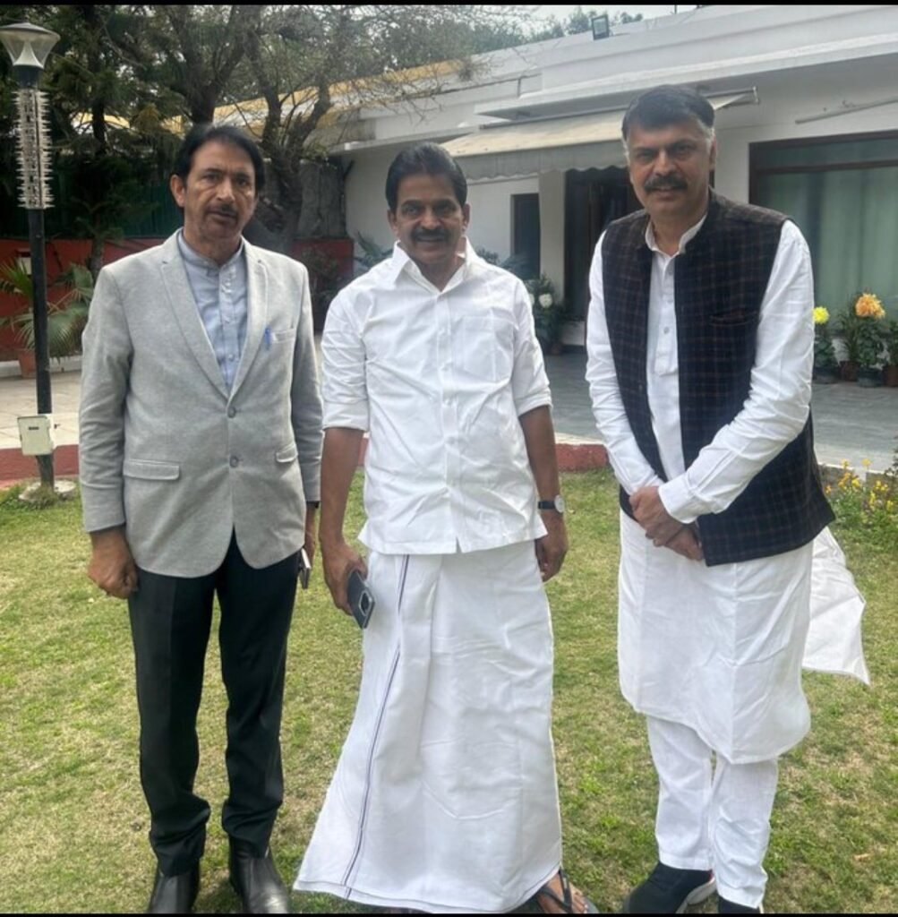 rajesh thakur meet kc venugopal